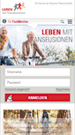 Mobile Screenshot of leben-mit-transfusionen.de